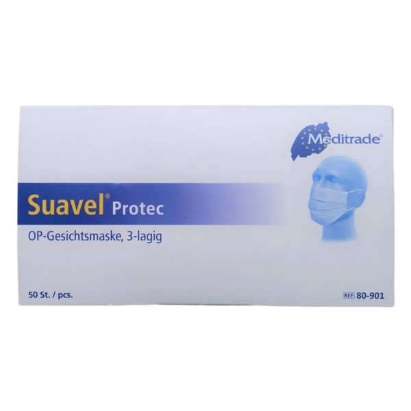 Suavel Protec Gesichtsmasken, 50 Stück