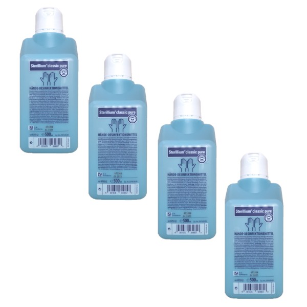 Sterillium classic pure 4 x 500 ml