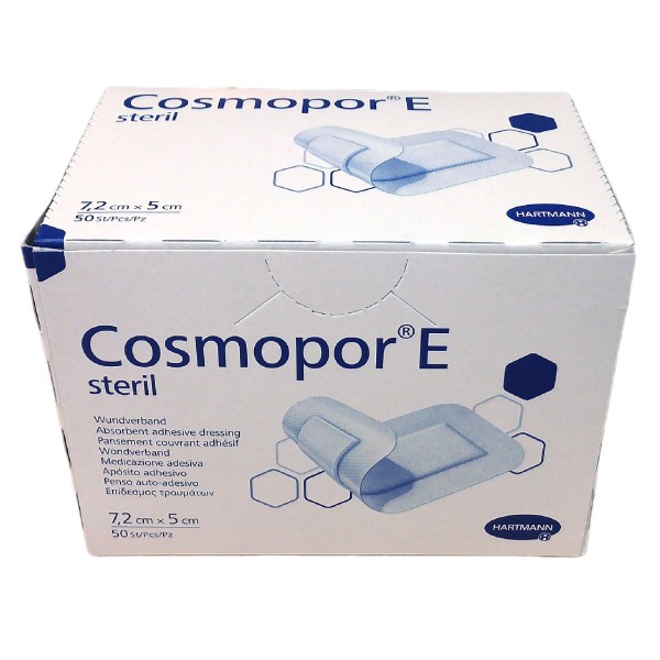 Cosmopor E Steril 7,2 cm x 5 cm, 50 Stück