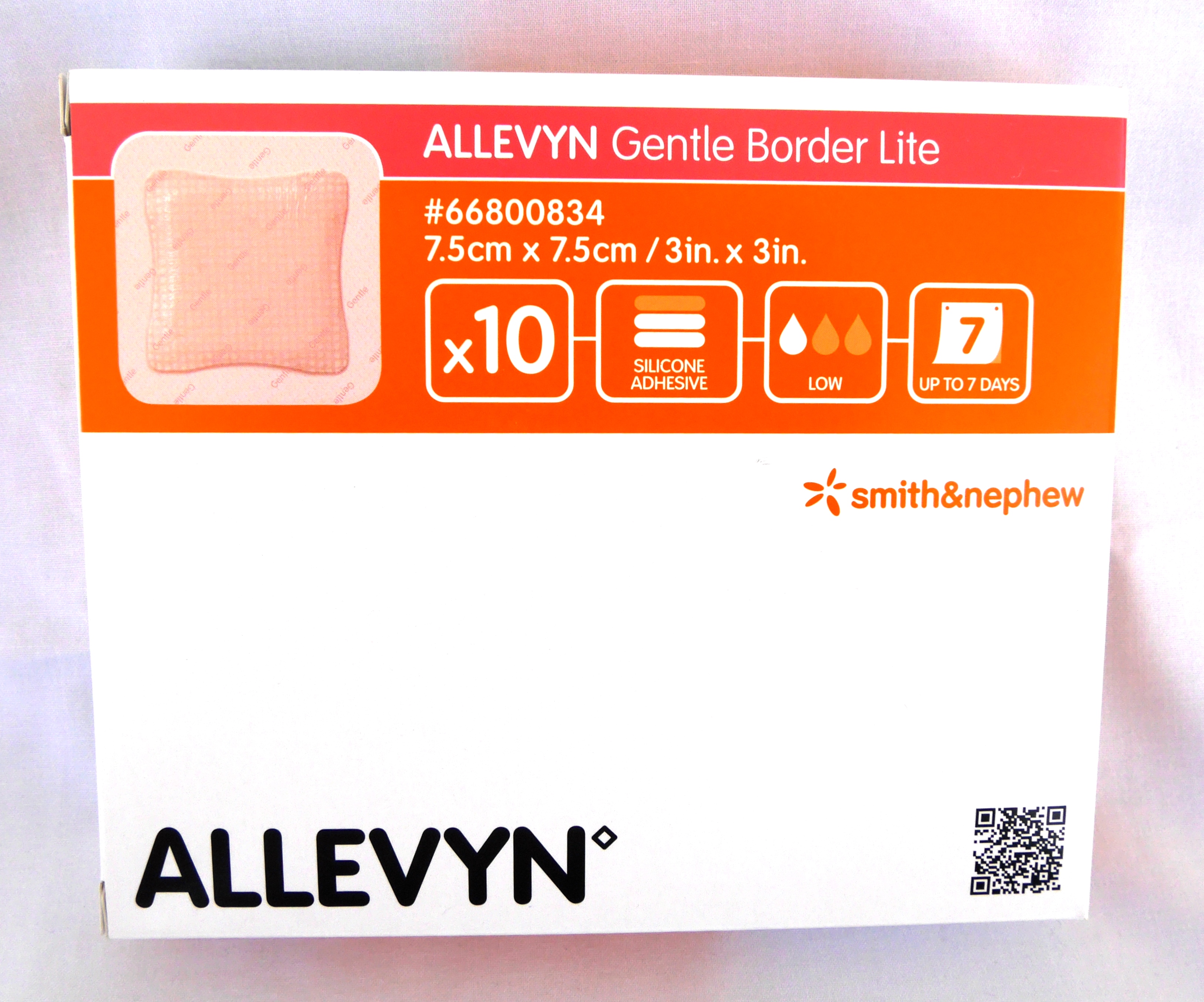 border gentle 7 inch allevyn cm,10 Schaumverband Allevyn LITE Border 7,5 x Gentle 7,5