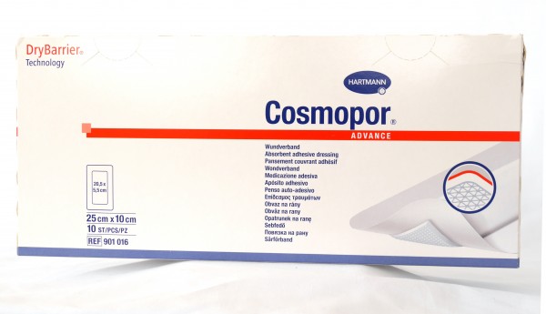 Cosmopor ADVANCE 25 x 10 cm, 10 Stück