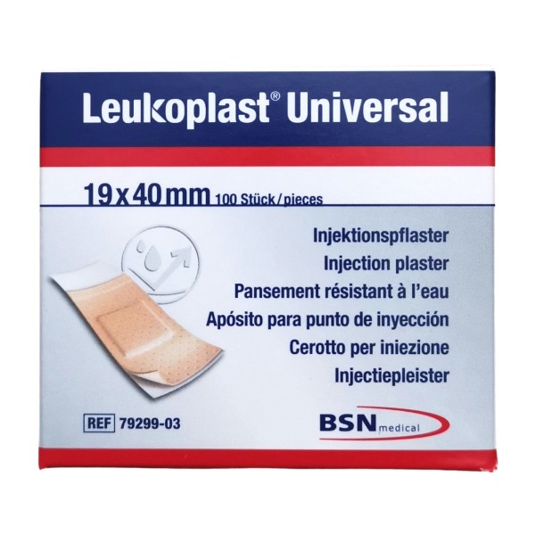Leukoplast Universal Injektionspflaster 19 x 40mm, 100 Stück